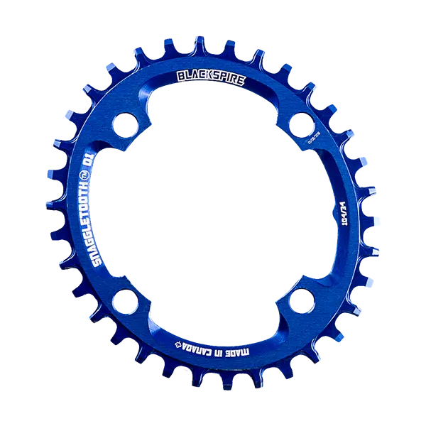Blackspire Super Snaggletooth Chainring 104Bcd 34T (Blue) 1