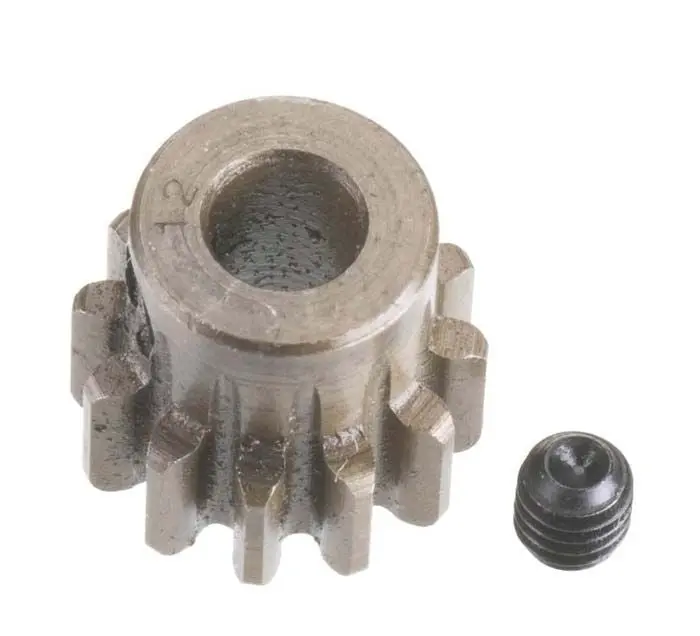 Robinson Racing Extra Hard Steel Pinion Gear 5Mm Bore: Mod1 (12T) 1