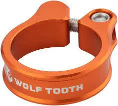 Wolf Tooth Seatpost Clamp W/Bolt Closure: 36.4Mm (Orange) 1