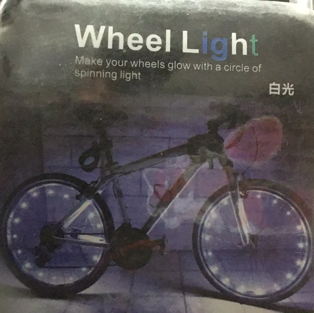 Economy Led Bike Wheel Lights (White) 1
