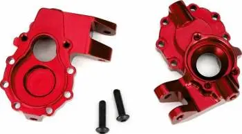 Traxxas Front Inner Portal Housings 6061-T6: Trx-4 (Red) 1
