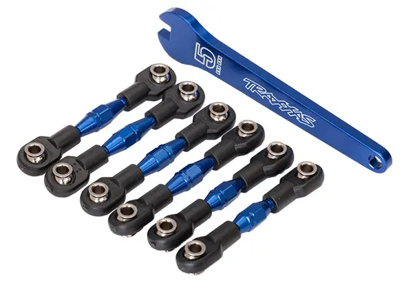Traxxas Aluminum Camber And Toe Link Set: 4Tec (Blue) 1