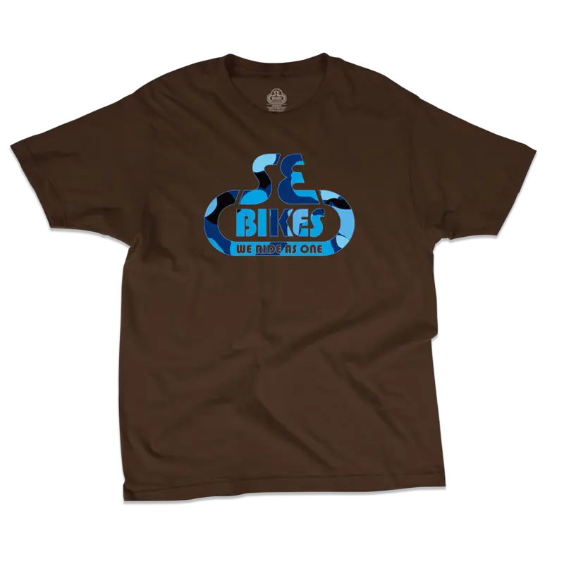 Se Bikes Camo Bubble Logo T-Shirt (2Xl) (Brown) 1