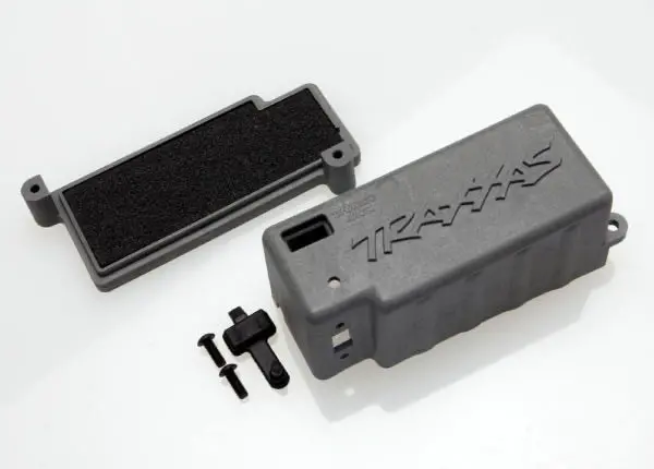 Traxxas Grey Battery Box Adhesive Foam Chassis Pad/Charge Jack Plug 1