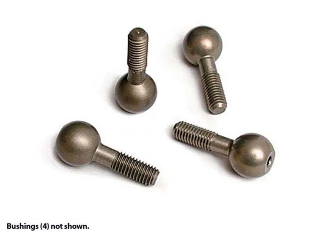 Traxxas Hard Anodized Aluminum Pivot Balls 7075-T6 1