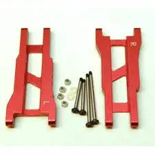 Strc Cnc Aluminum Rear A-Arms (Red): Traxxas Stampede/Rustler 2Wd 1
