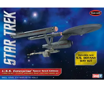 Polar Lights 908 Star Trek Uss Enterprise “Space Seed” 1