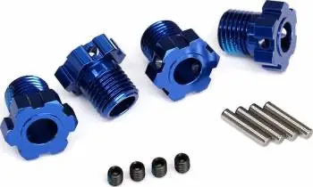 Traxxas Aluminium Splined Wheel Hub 17Mm: (Blue) 1