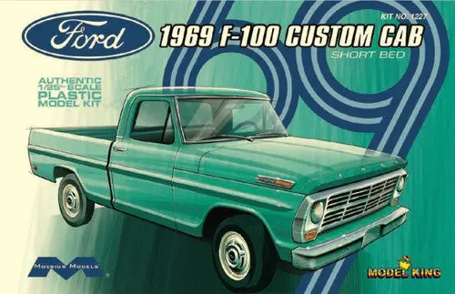 Moebius By Model King 1969 F-100 Custom Cab 1/25 Model Kit 1