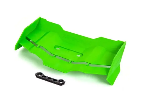 Traxxas Wing And Washers: Sledge (Green) 1