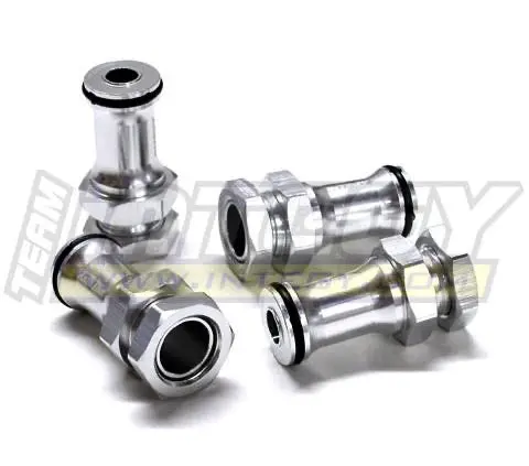 Integy 23Mm Aluminum Wheel Adapter: 1/8 Buggy (Silver) 1