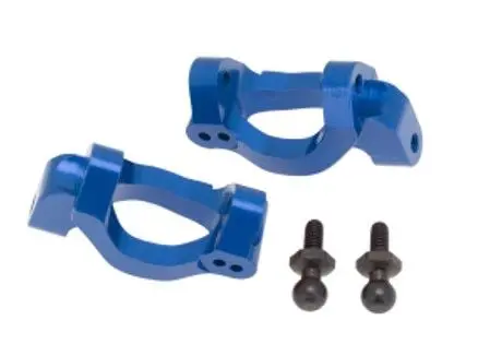 Hobby Details Aluminum Front C-Hub: 1/18 Teton (Blue) 1