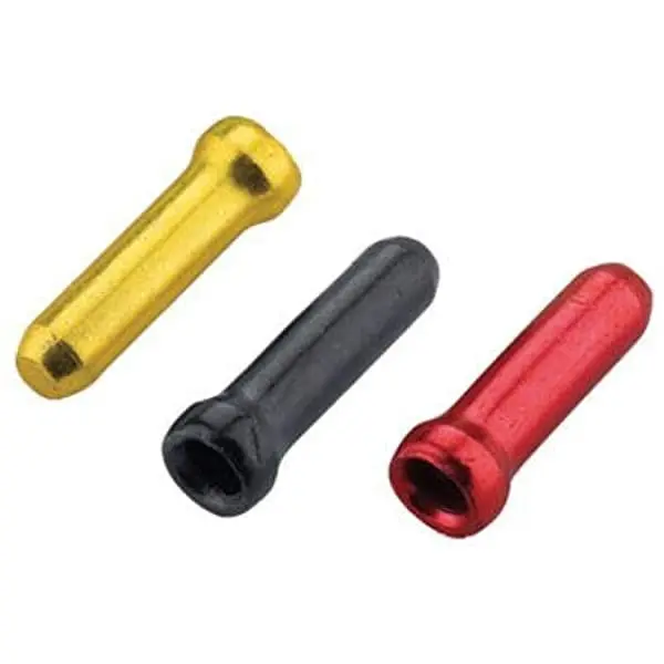 Jagwire Brake Cable Ends Black/Gold/Red 1