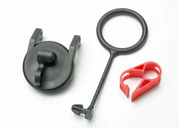 Traxxas Pull Ring Fuel Tank Cap And Engine Shut-Off Clamp 1