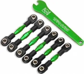 Traxxas Aluminum Camber And Toe Link Set: 4Tec (Green) 1