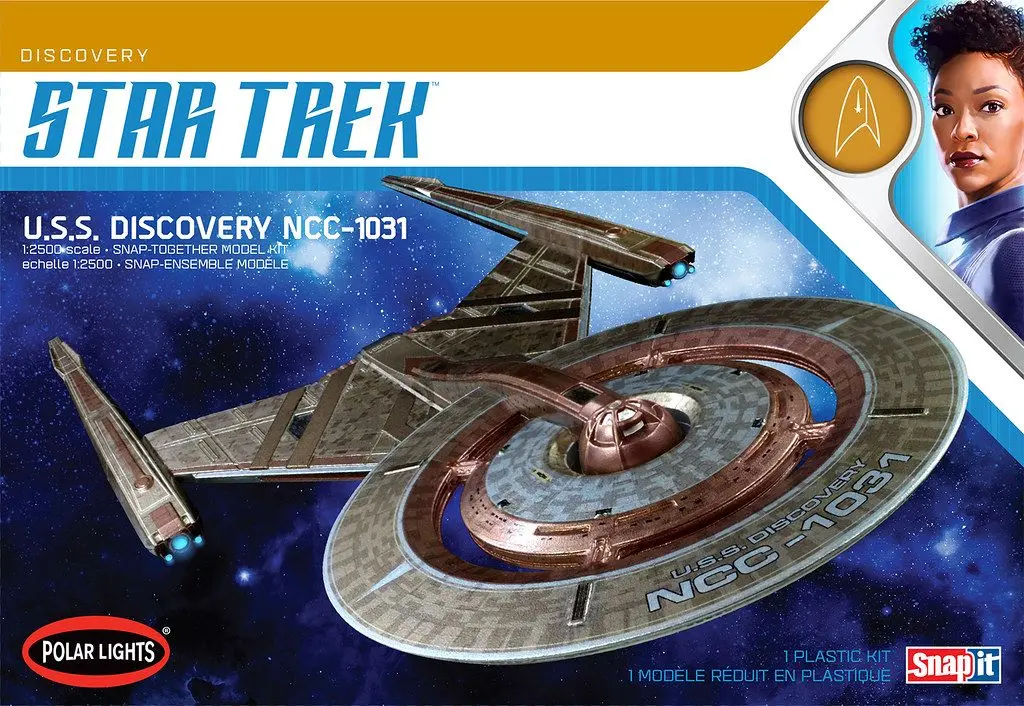Polar Lights Star Trek Uss Discovery 2T 1/2500 Model Kit 1