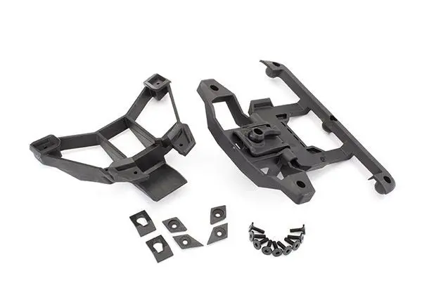 Traxxas Front And Rear Body Mounts: E-Revo Vxl 1