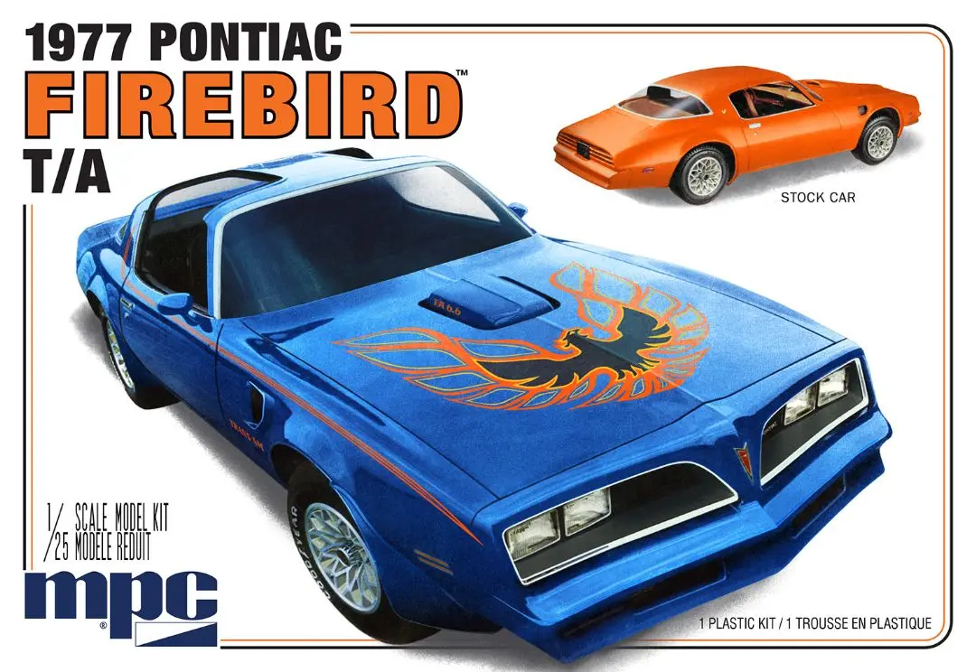 Mpc 1/25 1977 Pontiac Firebird T/A Model Kit 1