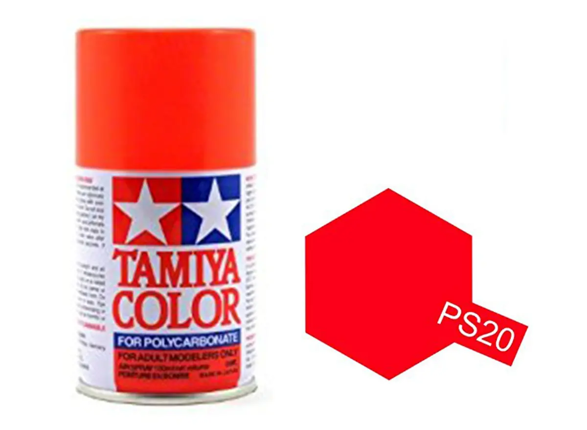 Tamiya Ps-20 (Fluorescent Red) 1