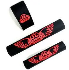 Se Bikes Padset Wing Logo (Black/Red) 1