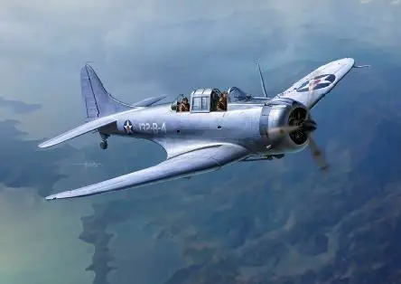 Academy 1/48 Usmc Sbd-1 “Pearl Harbour” Model Kit 1