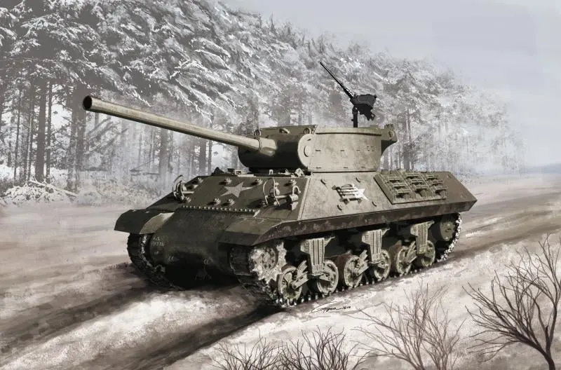 Academy 1/35 M36/M36b2 “Battle Of The Bulge” Tank Model Kit 1