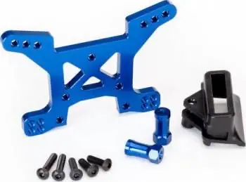 Traxxas Front Shock Tower Aluminium 7075-T6 (Blue) 1