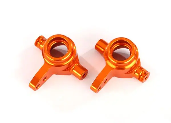 Traxxas Aluminum Steering Blocks 6061-T6: Orange 1