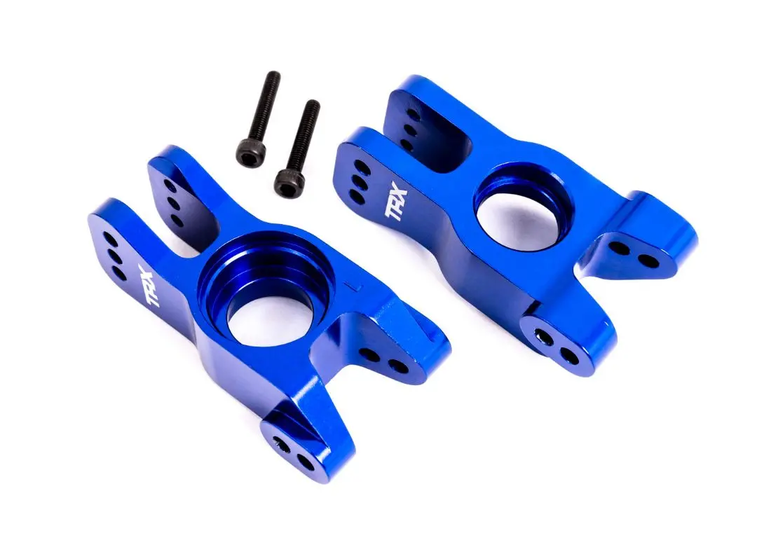 Traxxas Rear Stub Axle Carrier 6061-T6 Aluminum: Sledge (Blue) 1