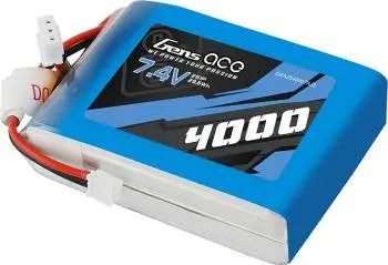 Gens Ace 2S 7.4V 4000Mah Transmitter Lipo Battery: Jst 1