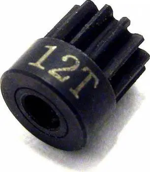 Hot Racing Hardened Steel Pinion Gear: 48P (12T) 1