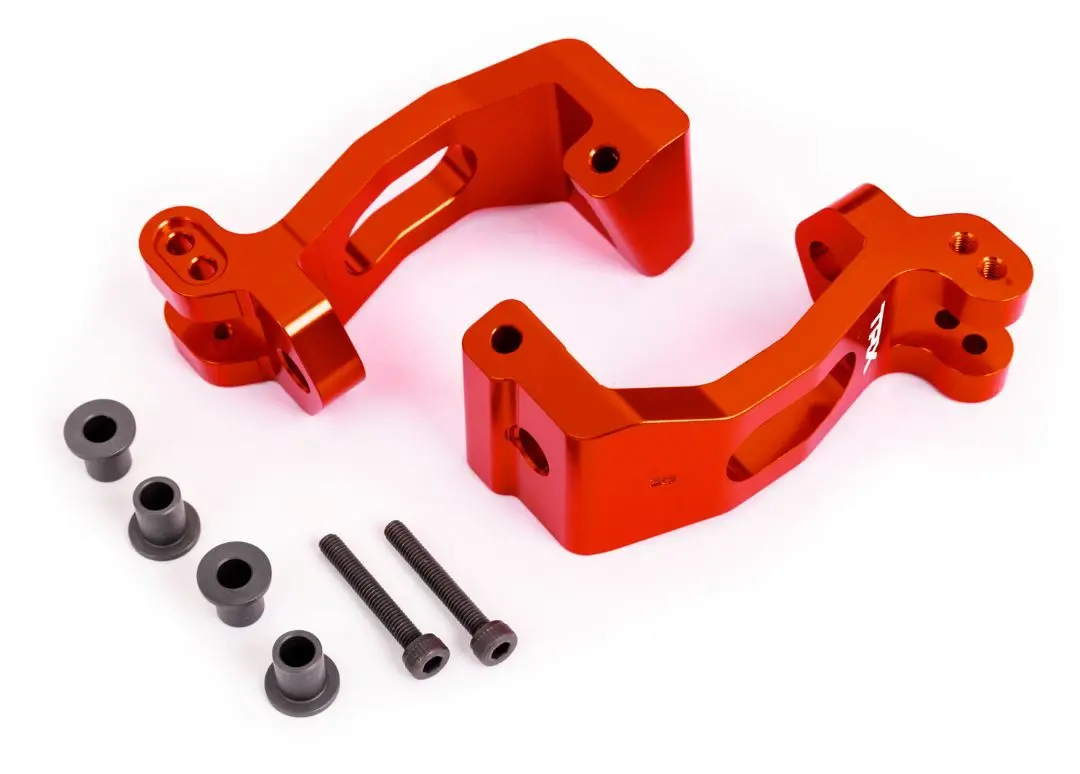 Traxxas Rear Stub Axle Carrier 6061-T6 Aluminum: Sledge (Red) 1