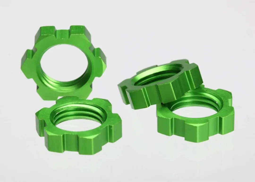 Traxxas Aluminium 17Mm Wheel Nuts (Green) 1