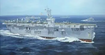 Trumpeter 1/350 Uss Cve-26 Sangamon Carrier Model Kit 1