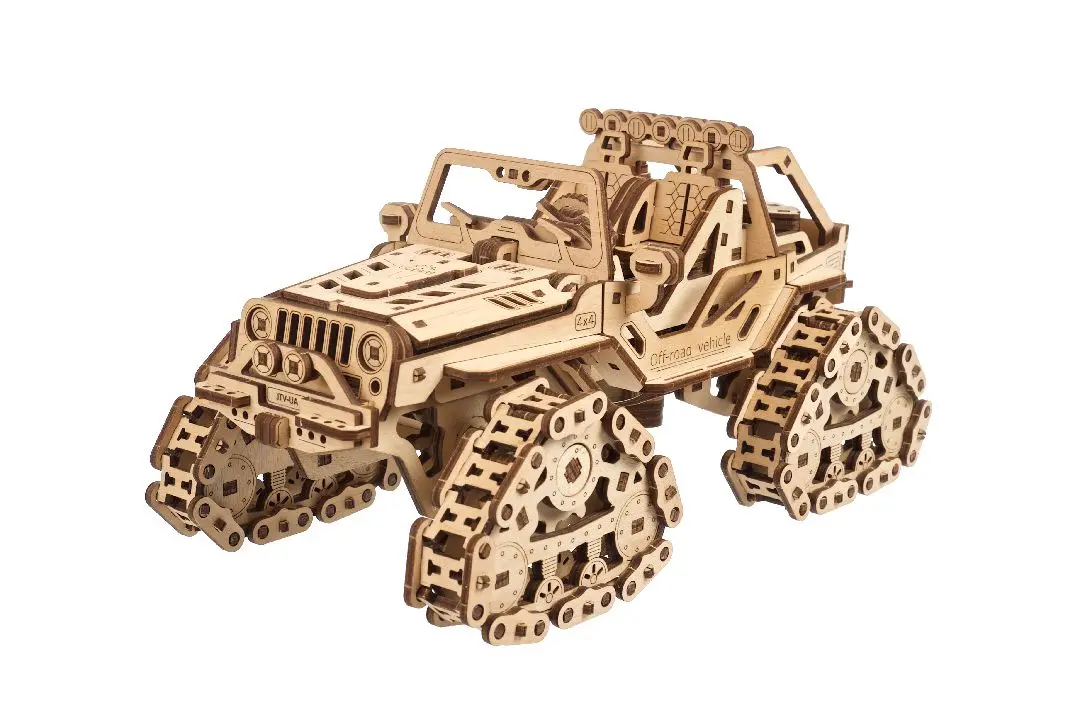 Ugears Tracked Off Road Vehicle Model Kit 1