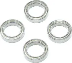 Losi Metal Shielded Ball Bearings: 12X18x4mm (4) 1