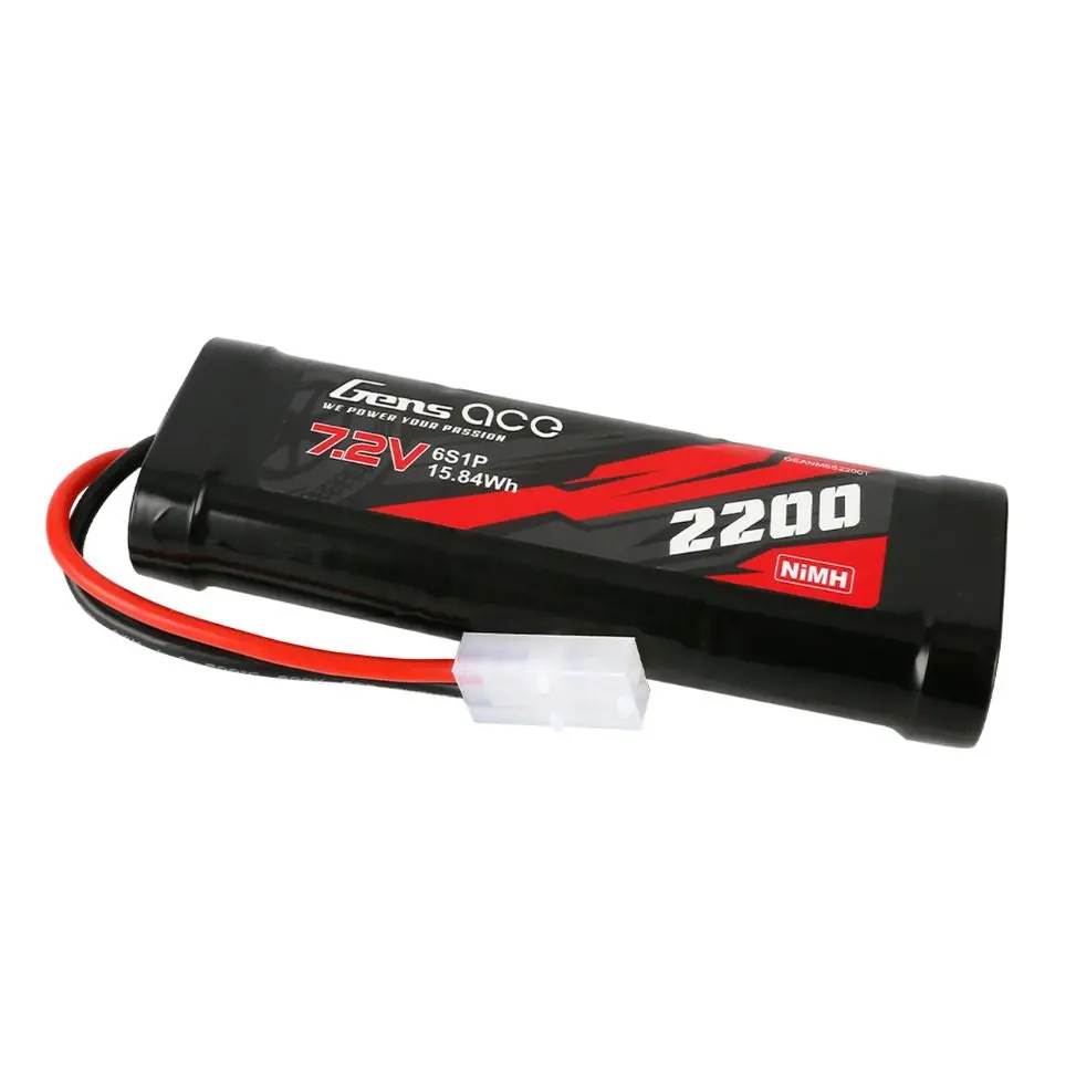 Gens Ace 7.2V 2200Mah 6-Cell Nimh Battery: Tamiya 1