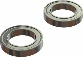 Arrma Metal Shielded Ball Bearing: 17X26x5mm (2) 1