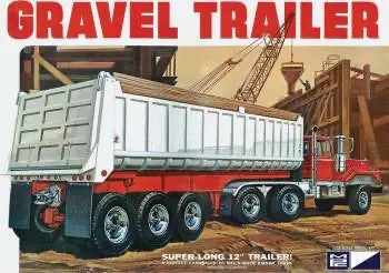 Mpc 1/25 Tri Axle Gravel Trailer Model Kit (Level 3) 1