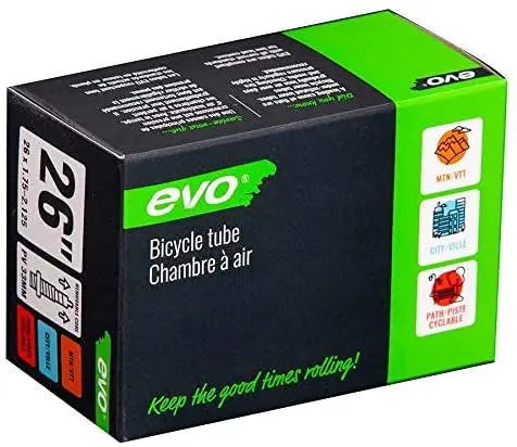 Evo Bicycle Tube 26” X 1.75-2.125 S/V 1