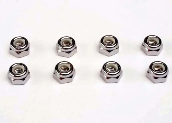 Traxxas Flangless Nyloc Wheel Nuts: 5Mm (8) 1