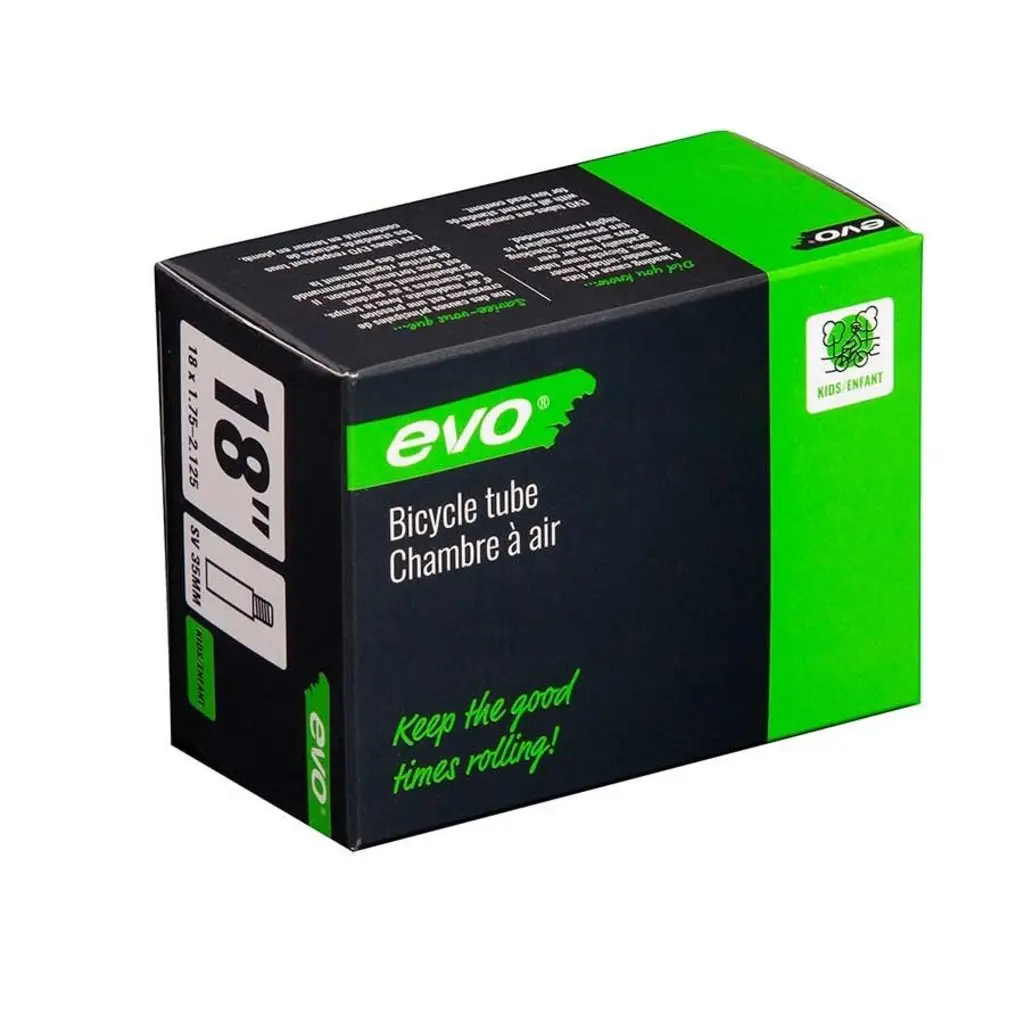 Evo Bicycle Tube 18" X 1.75-2.125 S/V 1