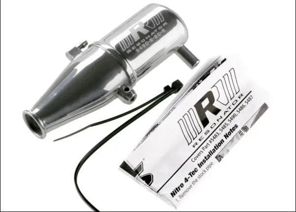 Traxxas Resonator Single Chamber Roar Tuned Pipe (Low To Mid Rpm) 1