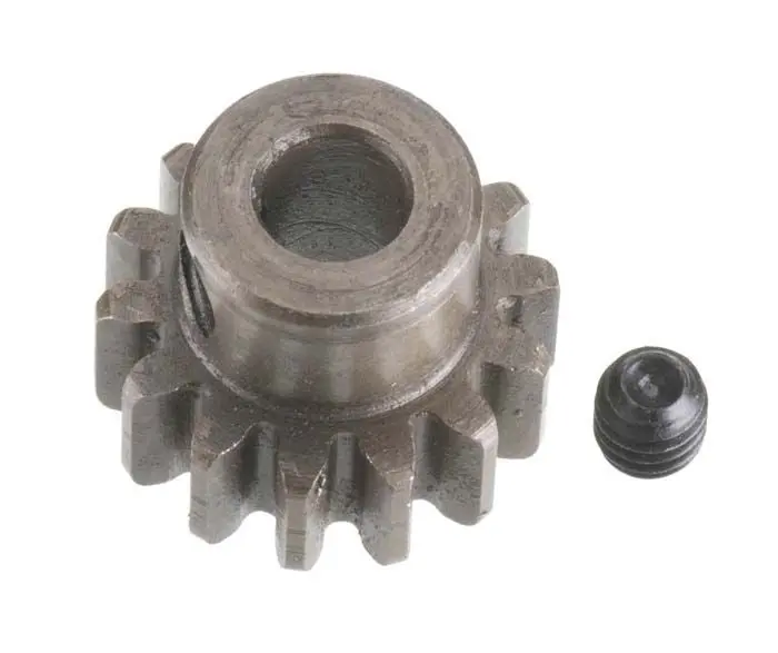 Robinson Racing Extra Hard Steel Pinion 5Mm Bore: Mod1 (14T) 1