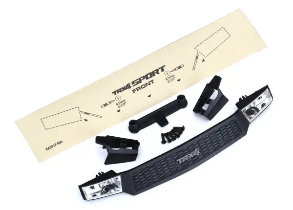 Traxxas Front Grill , Mount And Lens: Trx-4 Sport 1