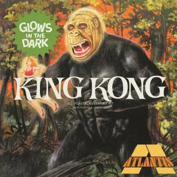 Atlantis Models 1/25 King Kong Glow Edition Model Kit 1