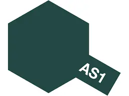 Tamiya Acrylic Spray: As-1 (Dark Green) 1