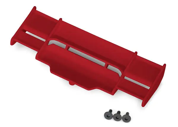 Traxxas Wing: Rustler 4X4 (Red) 1