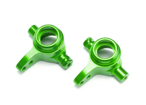 Traxxas Aluminum Steering Blocks 6061-T6: Green 1