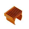 Hot Racing Nine Fin Motor Heat Sink: Scx24 (Gold) 1